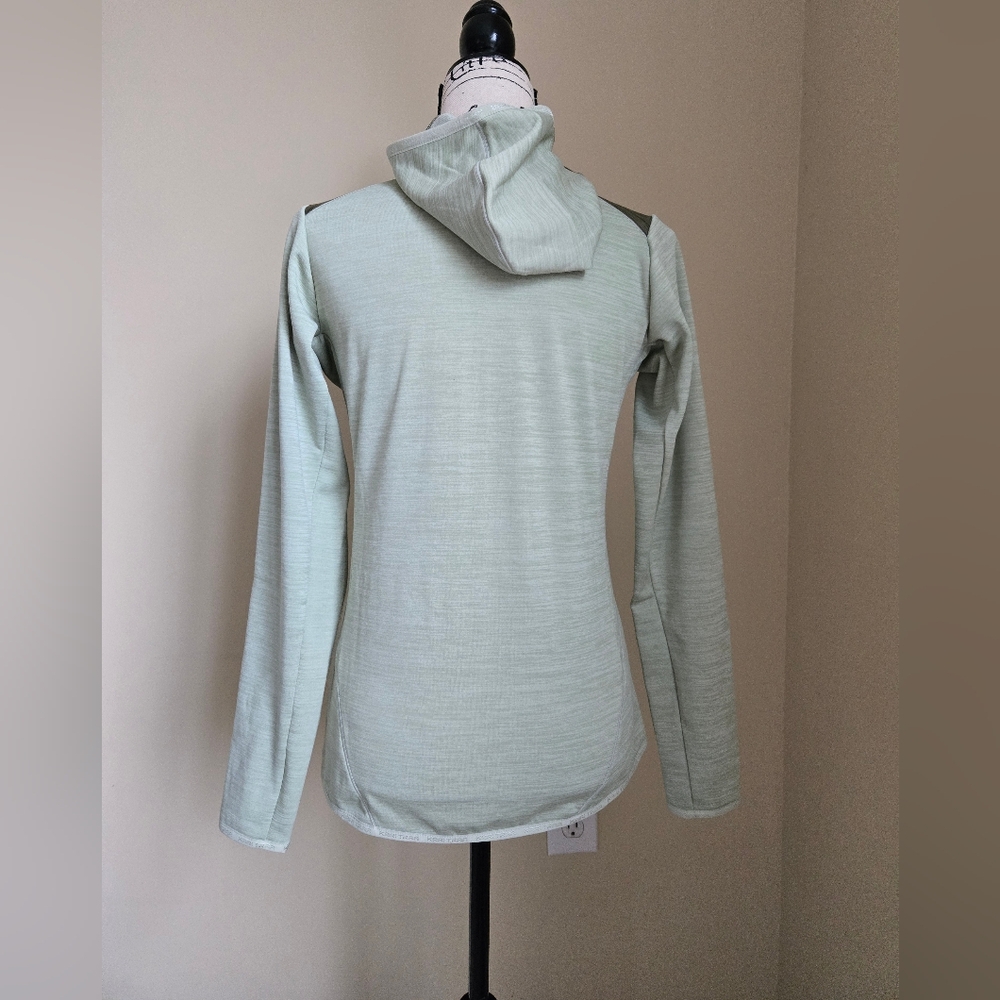 Kari Traa Sanne Hiking Midlayer Womens S Green Full Zip Hoodie - Picture 4 of 11